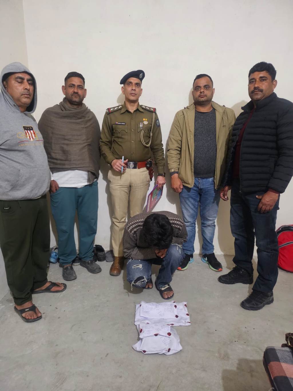 243 grams of heroin seized during a raid on a youths quarter in Tahliwal